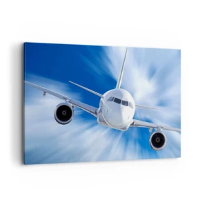 Vászonkép - Gyorsabb, mint a szél az égen - 120x80 cm