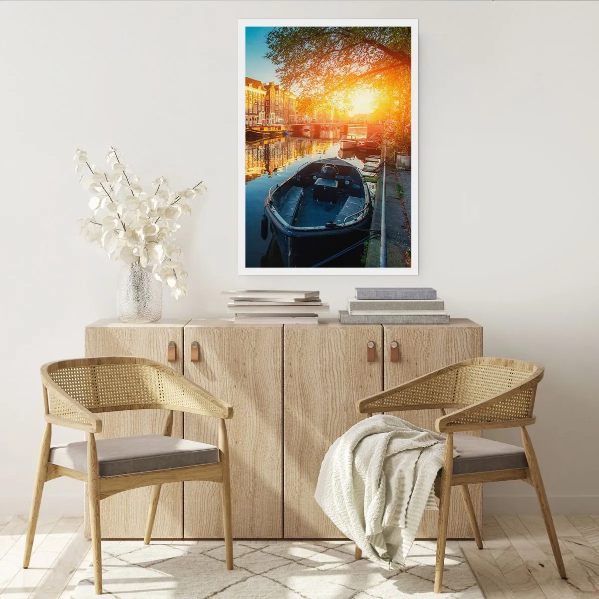 Poszter - Reggel Amszterdamban - 70x100 cm