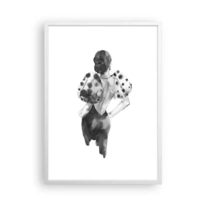 Poszter fekete keretben - Egyenesen elsétált mellettem - 50x70 cm