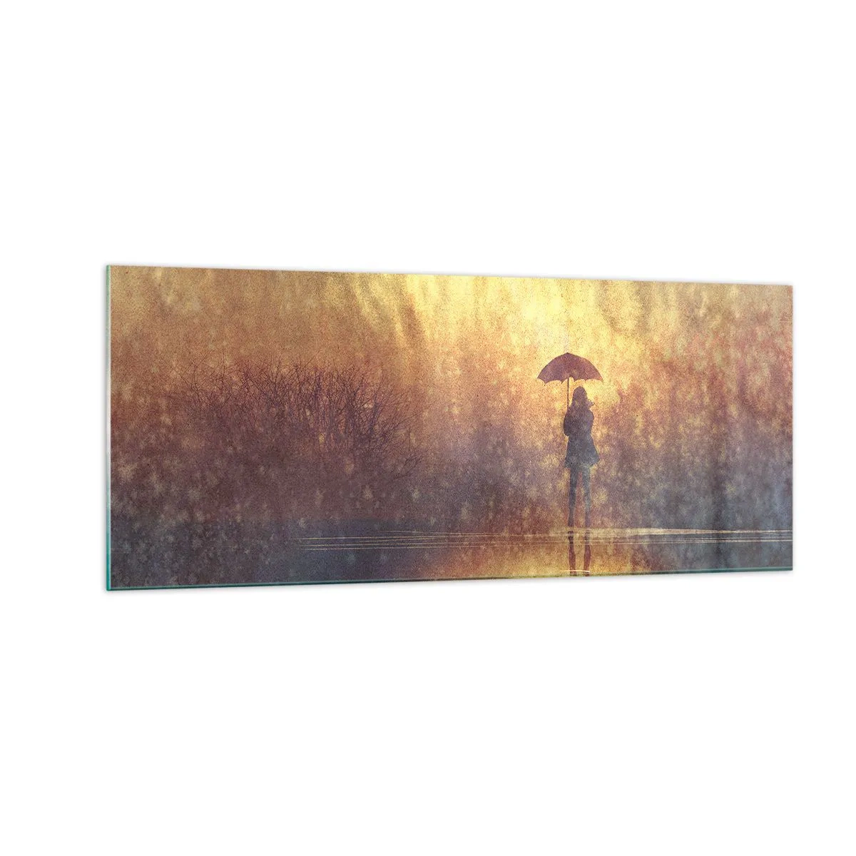Üveg kép - Érzem, hogy valaki engem néz - 100x40 cm