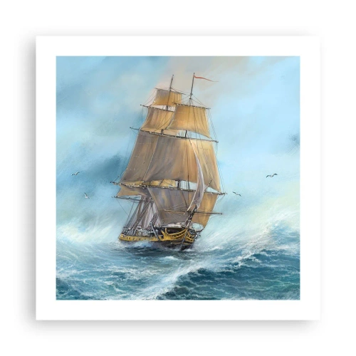 Poszter - A hullámok hullámzása - 50x50 cm