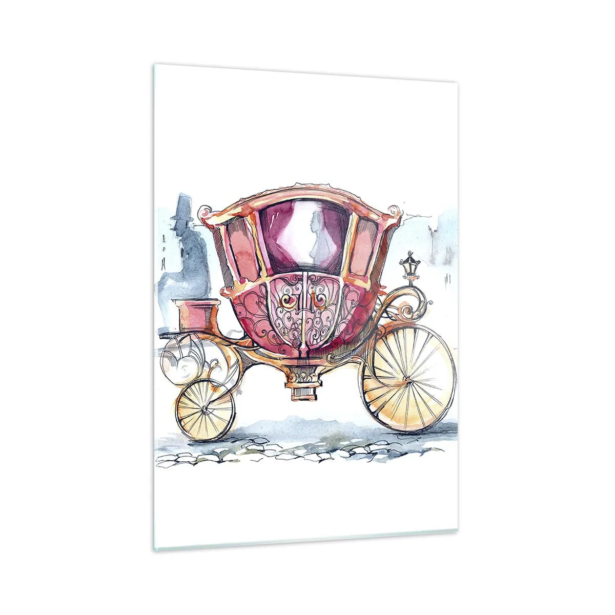 Üveg kép - Esküvőre vagy bálba? - 50x70 cm