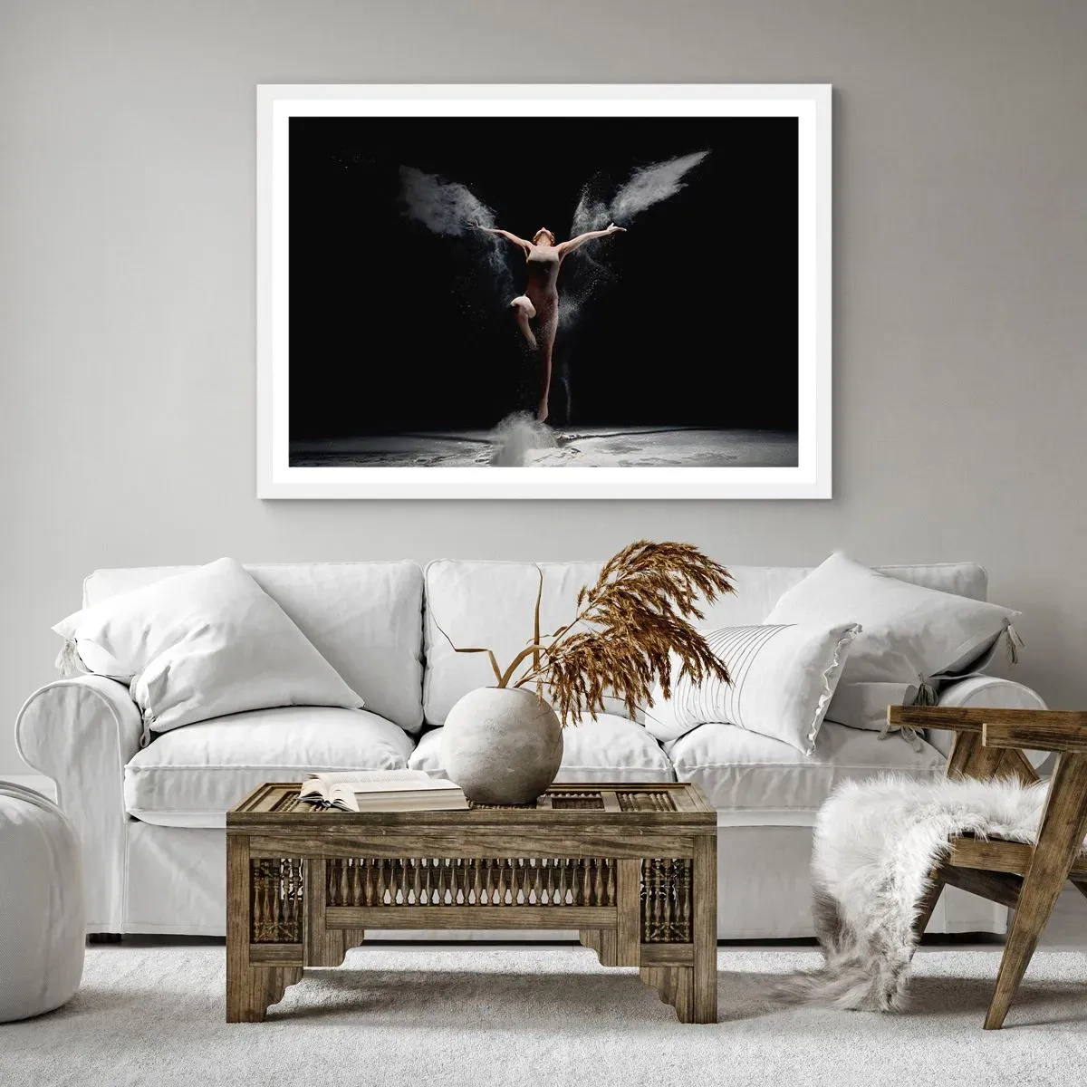 Poszter fekete keretben - Elfek léteznek - 40x30 cm