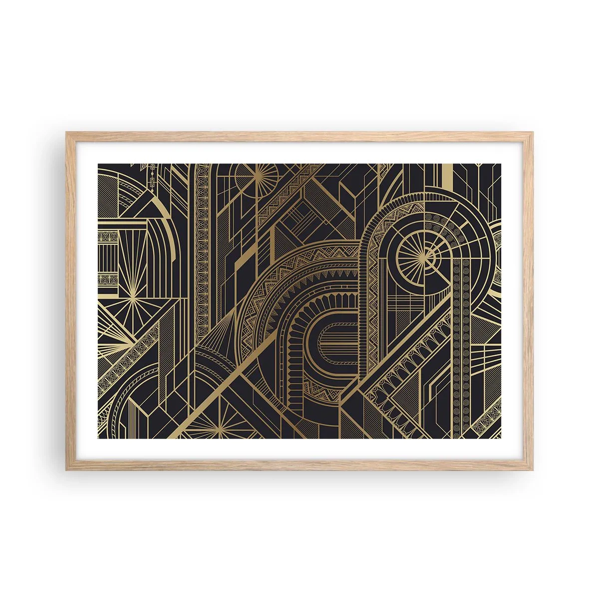 Poszter világos tölgy keretben - Koncepciók, ötletek, tervek - 70x50 cm