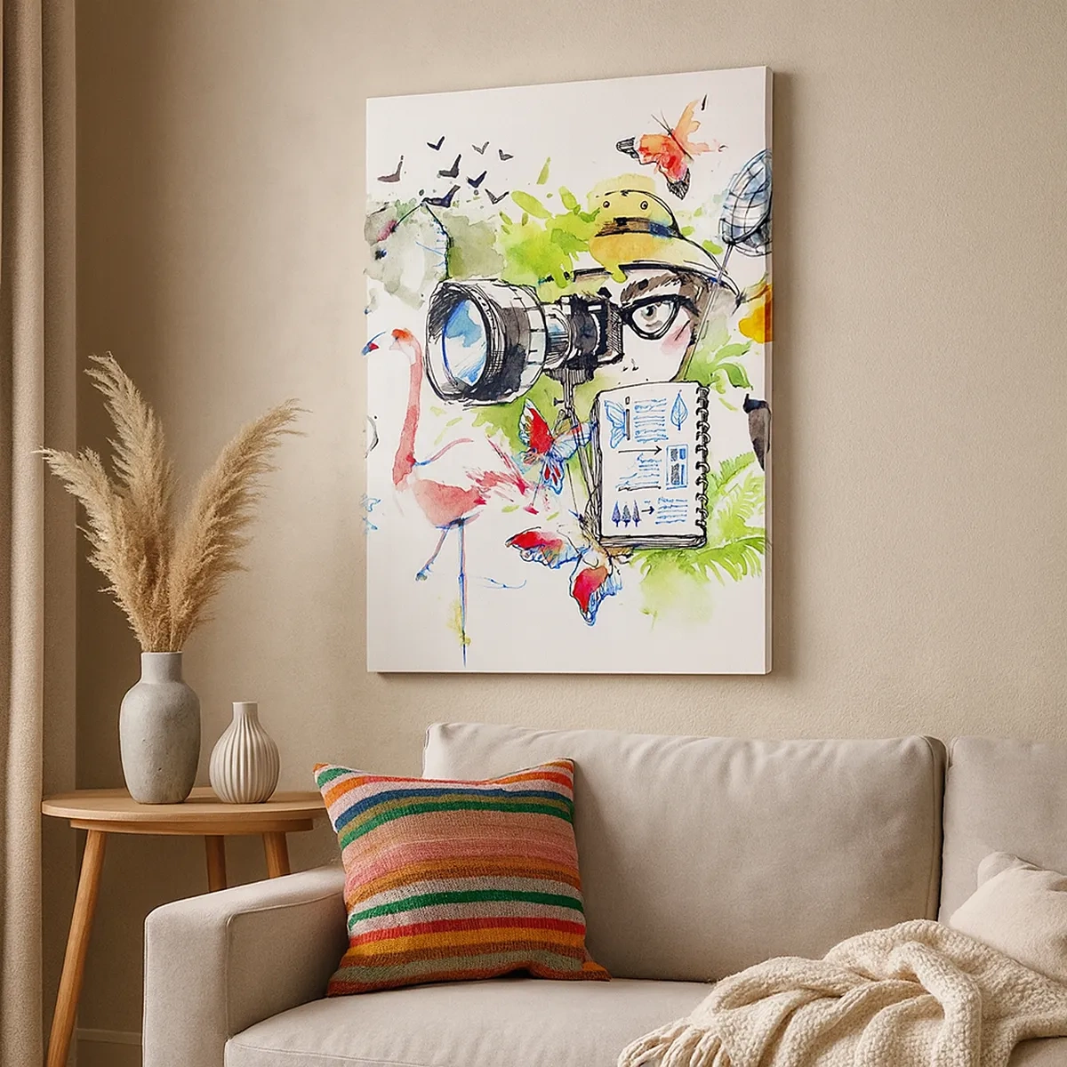 Vászonkép - Az utazó lencséjében - 50x70 cm