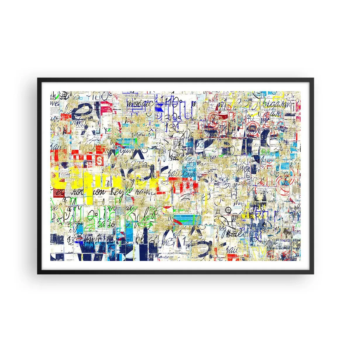 Poszter fehér keretben - Egyszerűen tetszik a szemnek - 100x70 cm