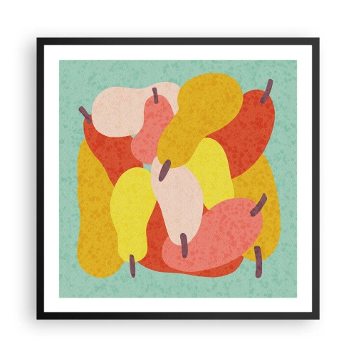 Poszter fehér keretben - Ízlelgetni a nyári napot - 60x60 cm