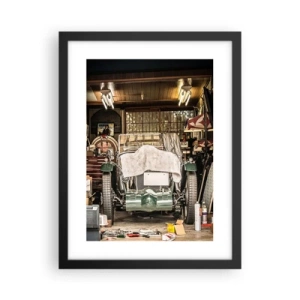 Poszter fehér keretben - Vissza a múltba - 30x40 cm