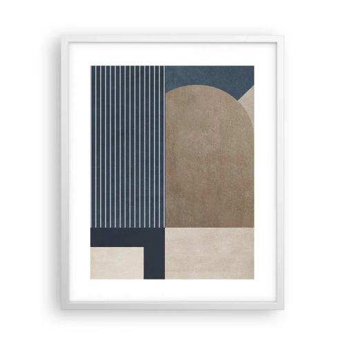 Poszter fekete keretben - Az egyszerűség és a kerekség kompozíciója - 40x50 cm