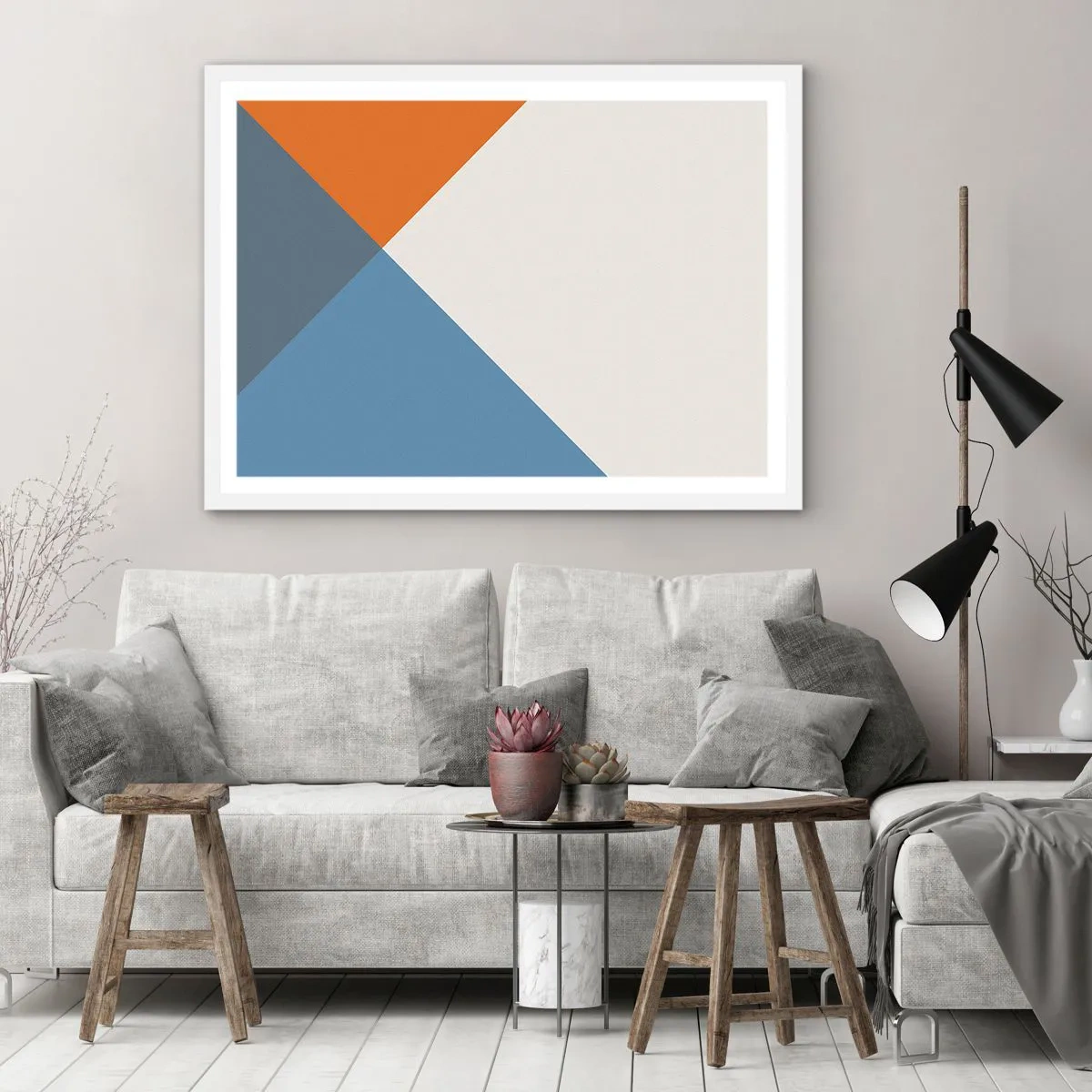 Poszter fekete keretben - Szögben… - 40x30 cm