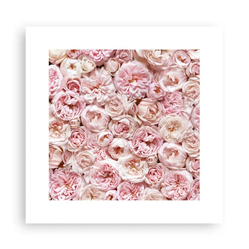 Poszter - Rózsákkal átszőve - 30x30 cm
