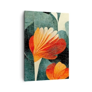 Vászonkép - A trópusok forrósága és a zöldellő hűvösség - 50x70 cm