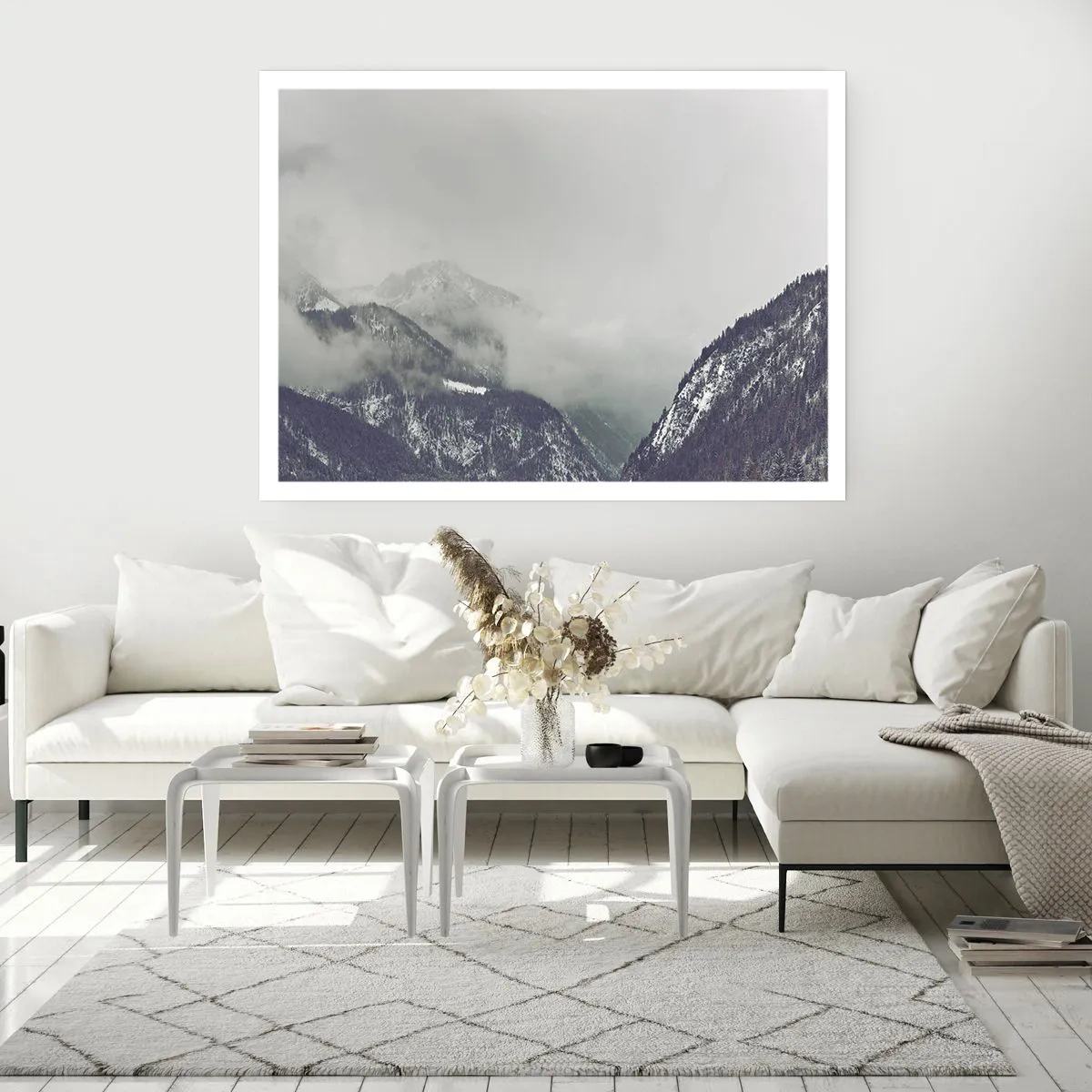 Poszter - Ködös völgy - 91x61 cm