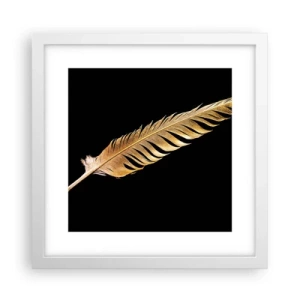 Poszter fekete keretben - Tökéletes tollal ellátva - 30x30 cm