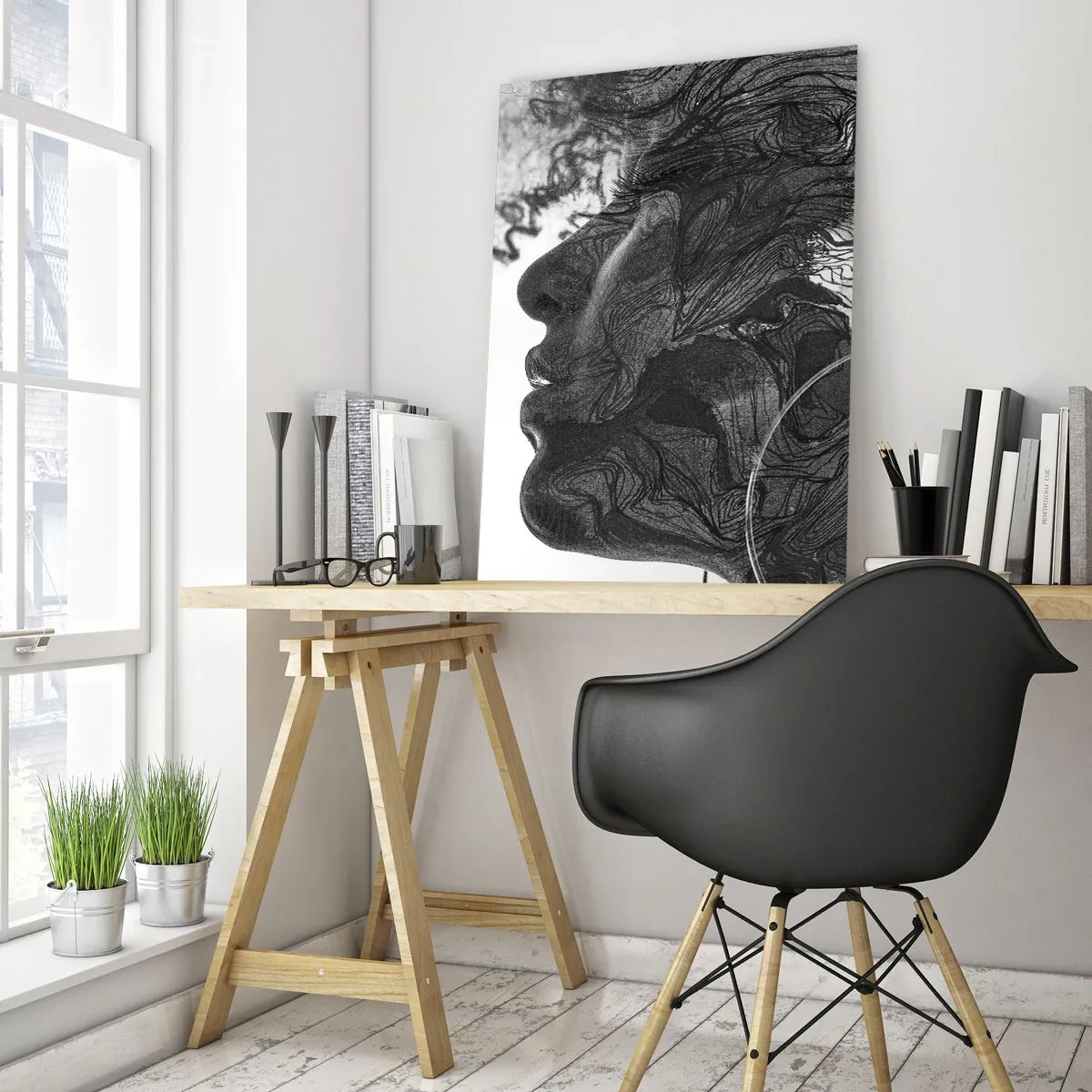 Üveg kép - Álmokba gabalyodva - 80x120 cm