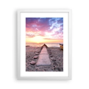 Poszter fekete keretben - Egy pillanatnyi mély élmény - 30x40 cm