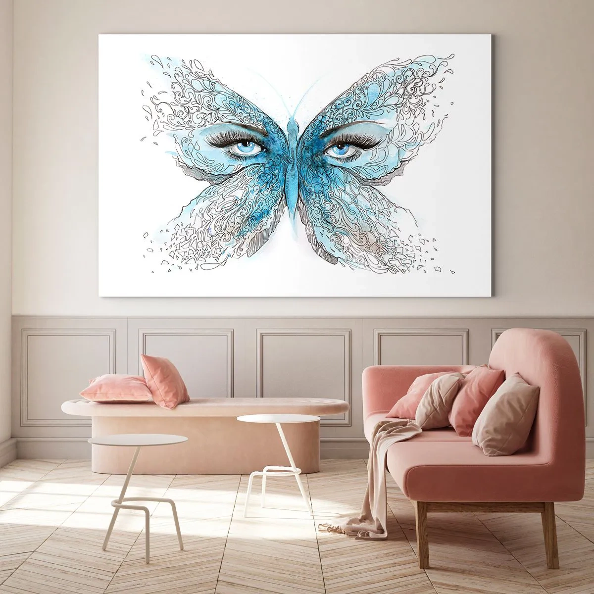 Üveg kép - Modraszek eros - 120x80 cm