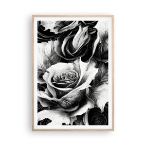 Poszter világos tölgy keretben - Mindig a királynő - 70x100 cm