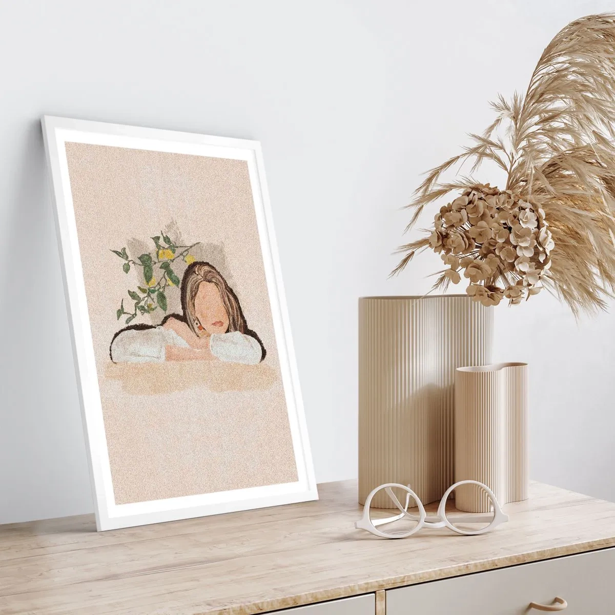 Poszter fekete keretben - Déli szépség - 61x91 cm