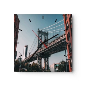 Falióra, Óra - A város hullámai fölött - 40x40 cm