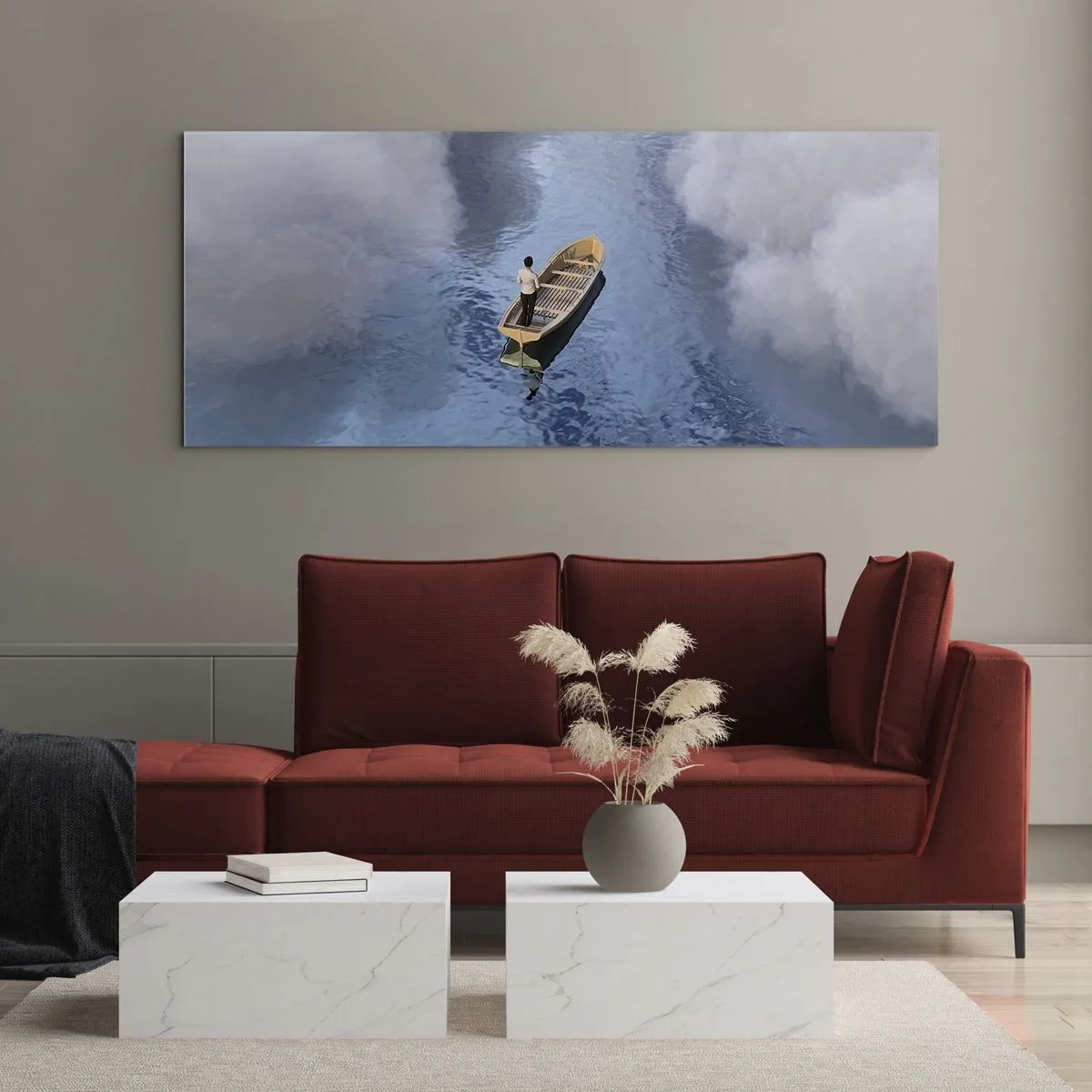 Üveg kép - Az élet - az utazás - az ismeretlen - 160x50 cm