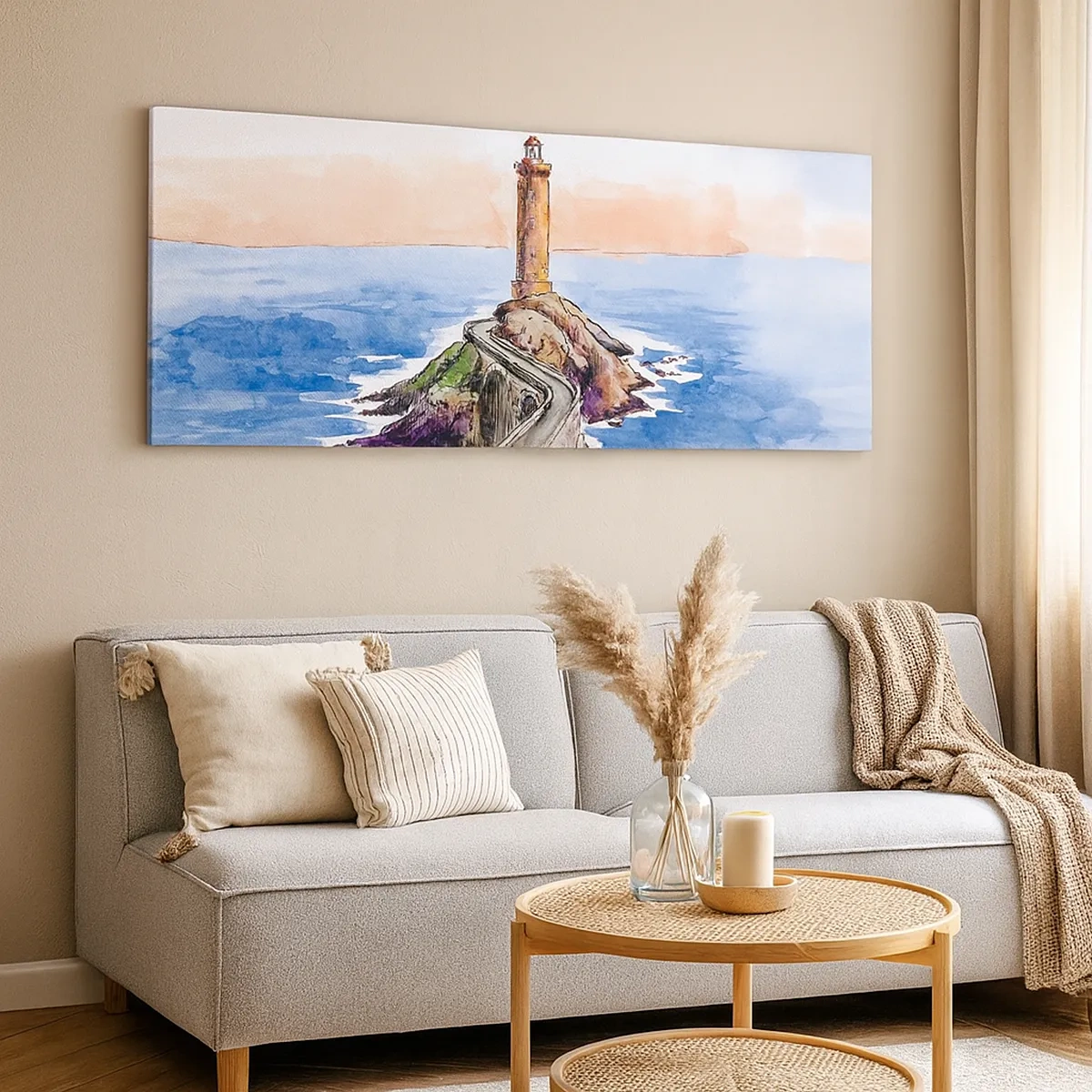 Vászonkép - Szemben a tengerrel - 30x30 cm