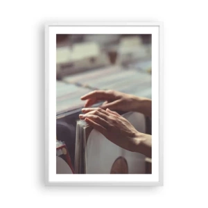 Poszter fekete keretben - Érzelmeket keresése - 50x70 cm