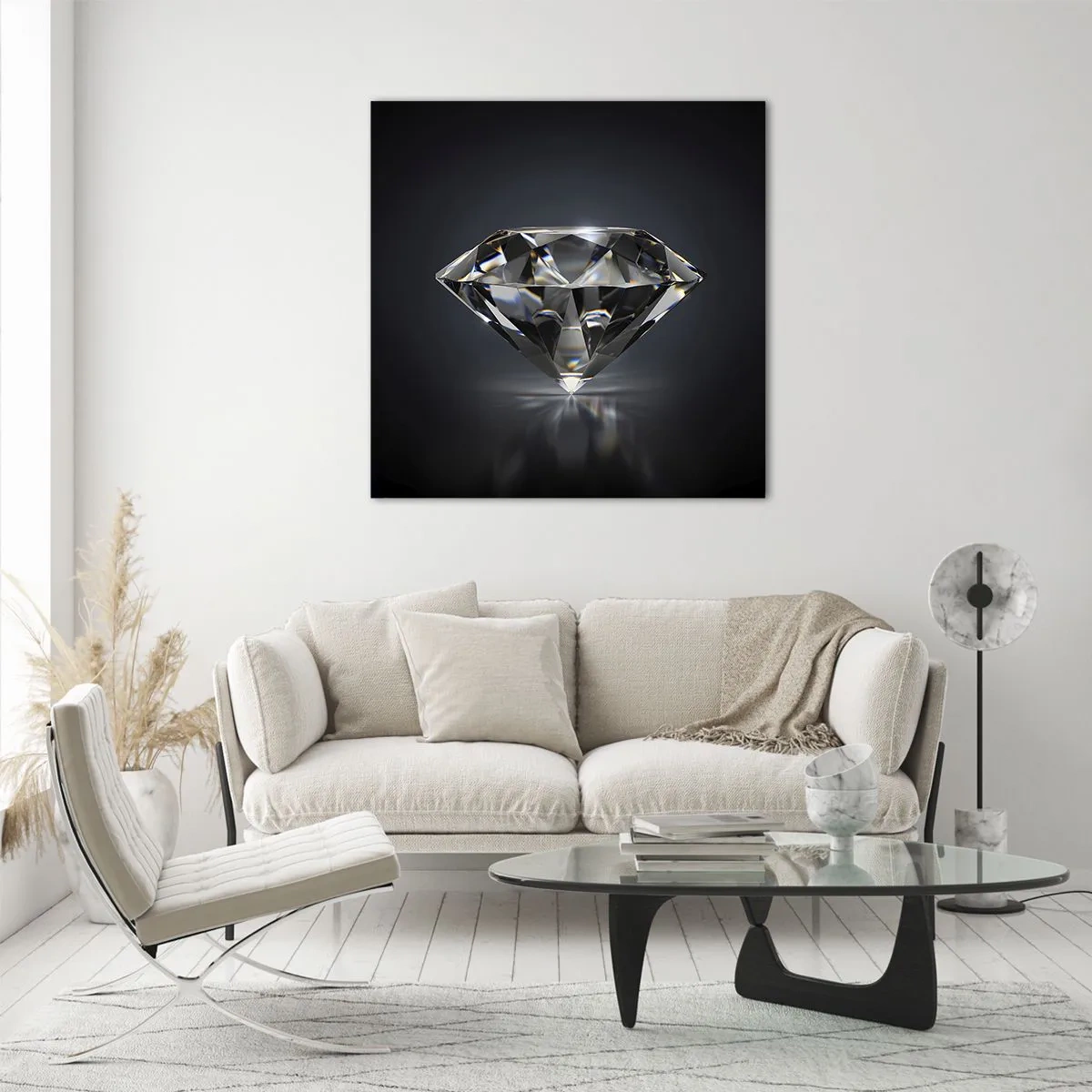 Üveg kép - Best girls friend - 60x60 cm