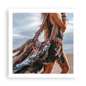 Poszter - Sámán párja - 60x60 cm