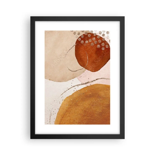 Poszter fehér keretben - Gömbölyűség és mozgás - 30x40 cm