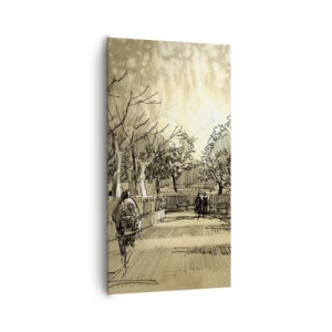 Vászonkép - Egy tollal megállított pillanat - 65x120 cm