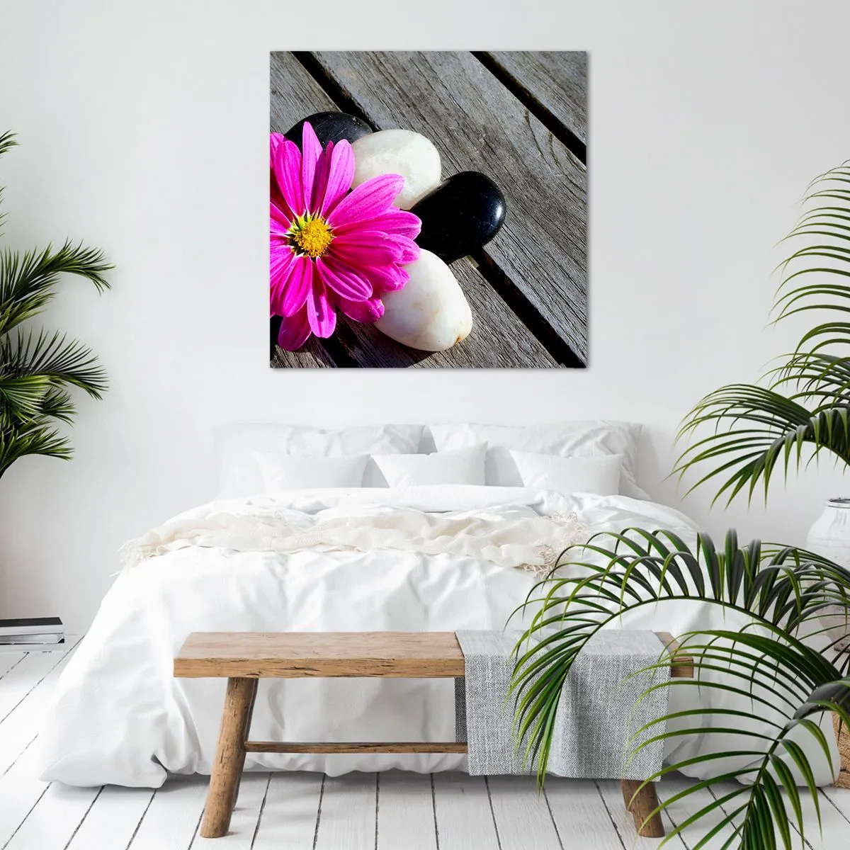 Vászonkép - Pihenés a mólón - 30x30 cm