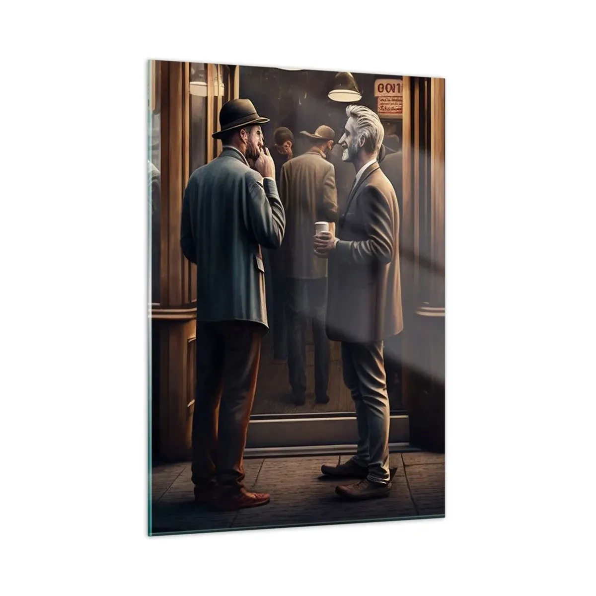 Üveg kép - A nap egy jó pillanata - 50x70 cm