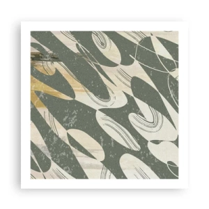 Poszter - Ritmikus absztrakció - 60x60 cm