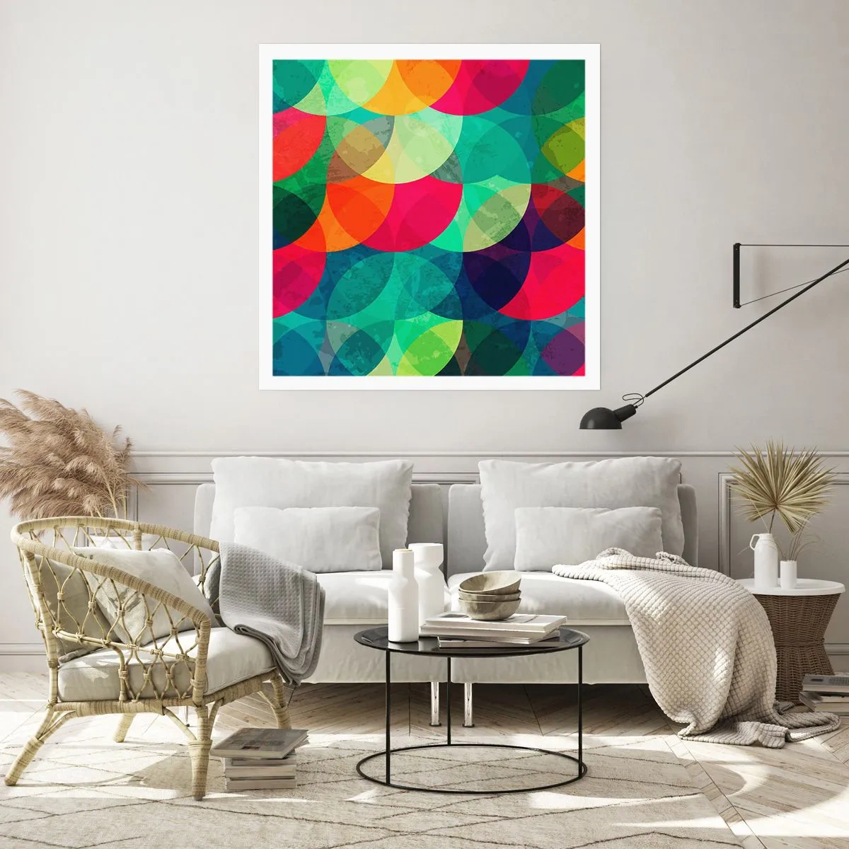 Poszter - Felszívárványság - 60x60 cm