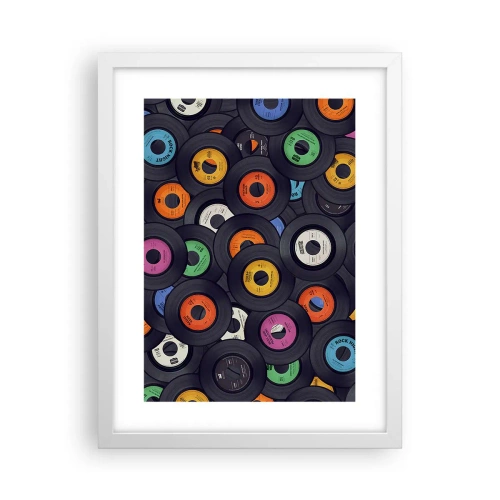 Poszter fekete keretben - A klasszika színei - 30x40 cm