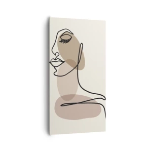 Vászonkép - Egy bizonyos szépségvonal - 65x120 cm