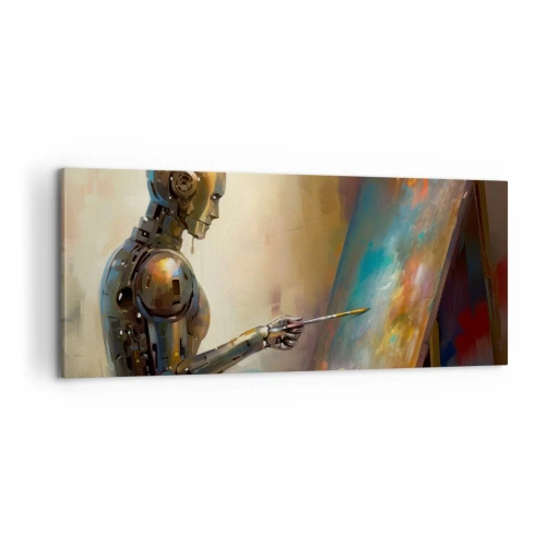 Vászonkép - A jövő művészete - 100x40 cm