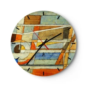 Falióra, Óra - Kubizmus az építkezésen - 40x40 cm