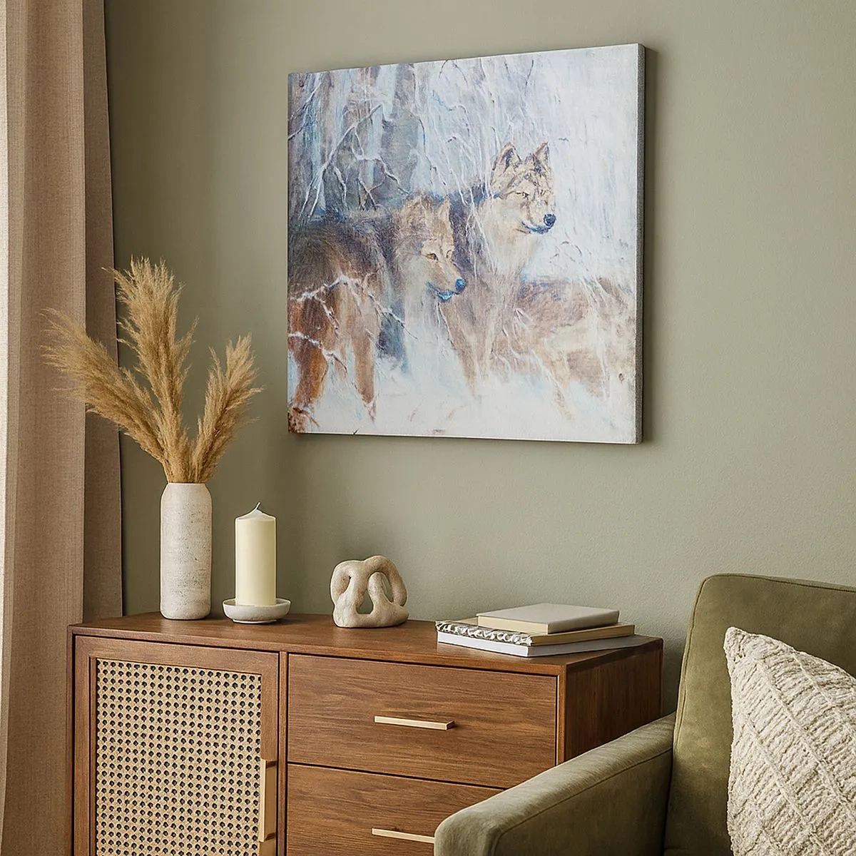 Vászonkép - Figyelem! Közeledik… - 30x30 cm