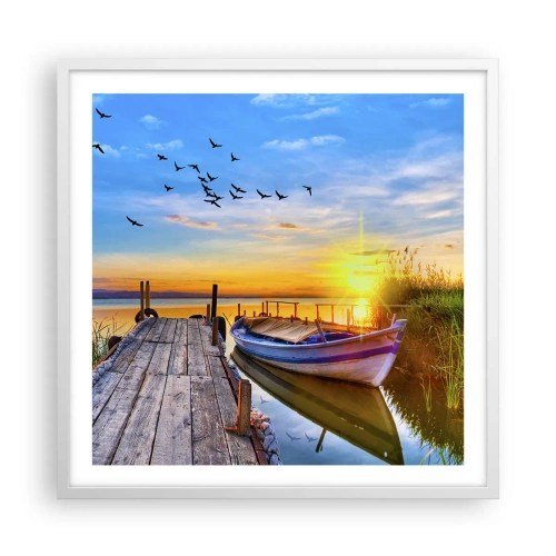 Poszter fekete keretben - Viszlát holnapig - 60x60 cm