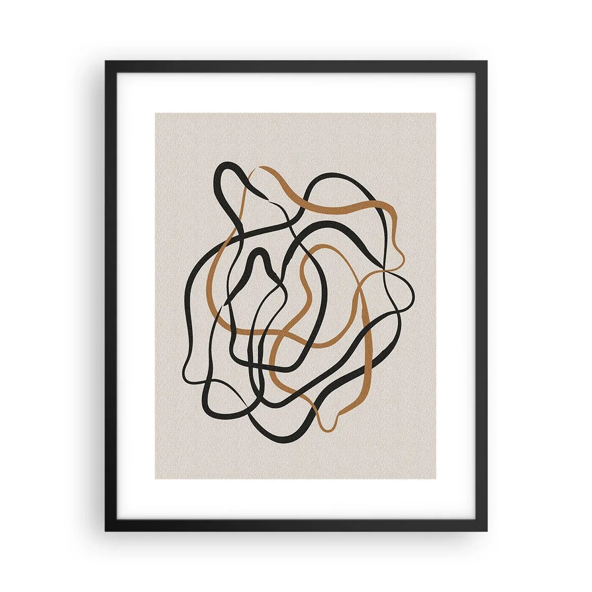 Poszter fehér keretben - Minden összezavarodott - 40x50 cm