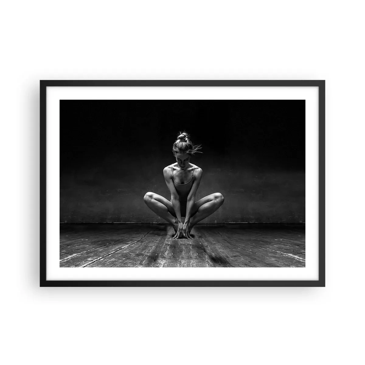 Poszter fehér keretben - A táncenergia koncentrációja - 70x50 cm