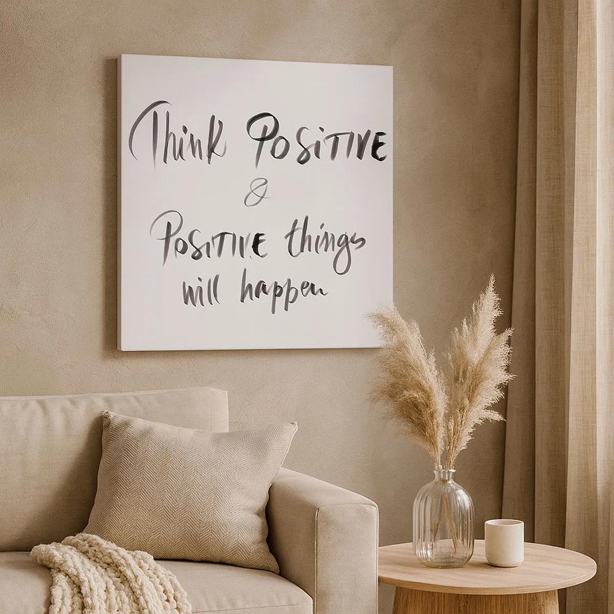 Vászonkép - Hogyan élj? - 30x30 cm