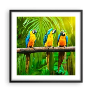 Poszter fehér keretben - És hallottad, hogy ő…? - 50x50 cm