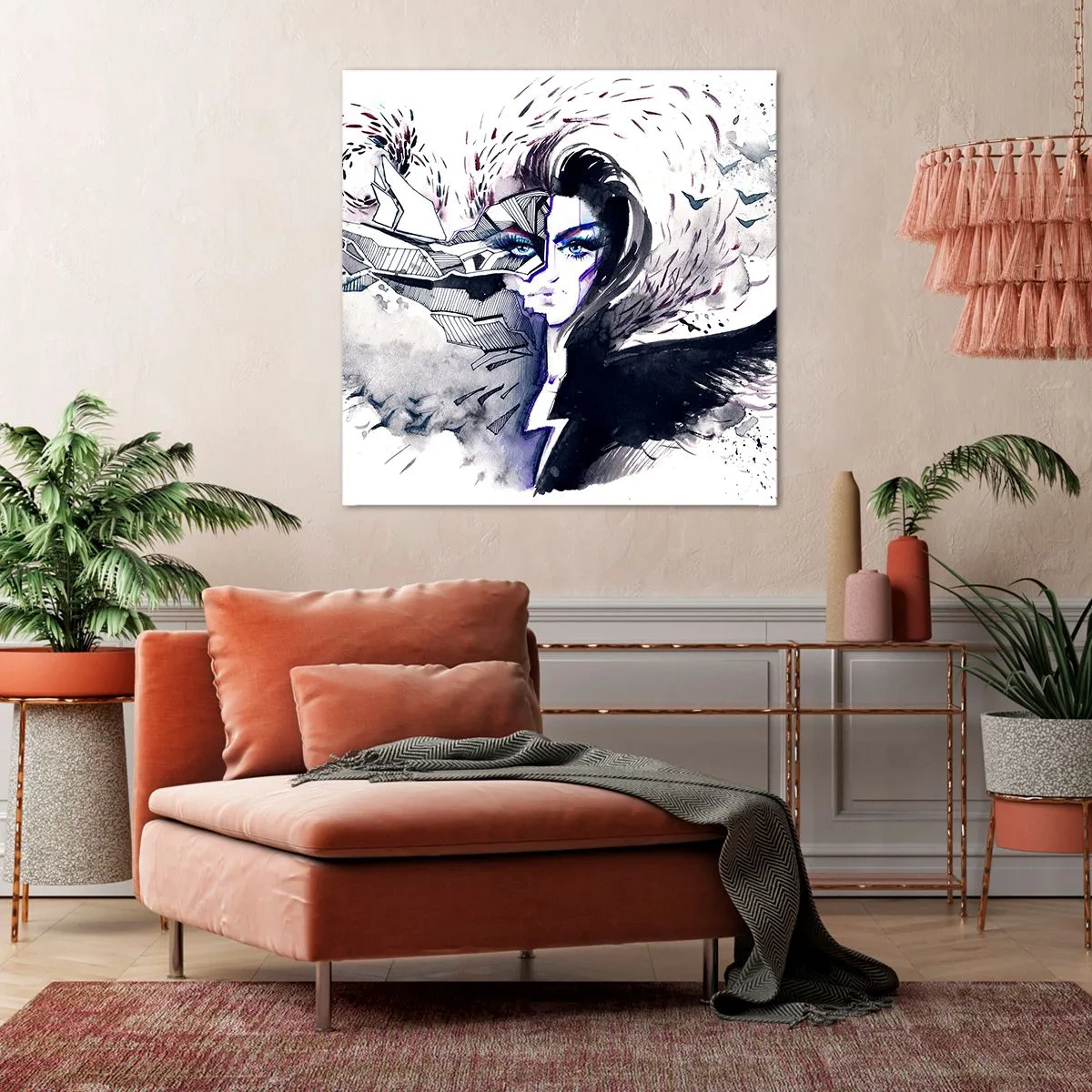 Vászonkép - Démoni és gyönyörű - 60x60 cm