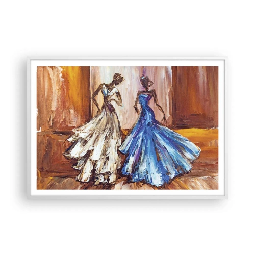 Poszter fekete keretben - Hálás páros - 100x70 cm