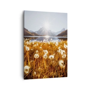 Vászonkép - Szikla keménysége, fű lágysága - 50x70 cm