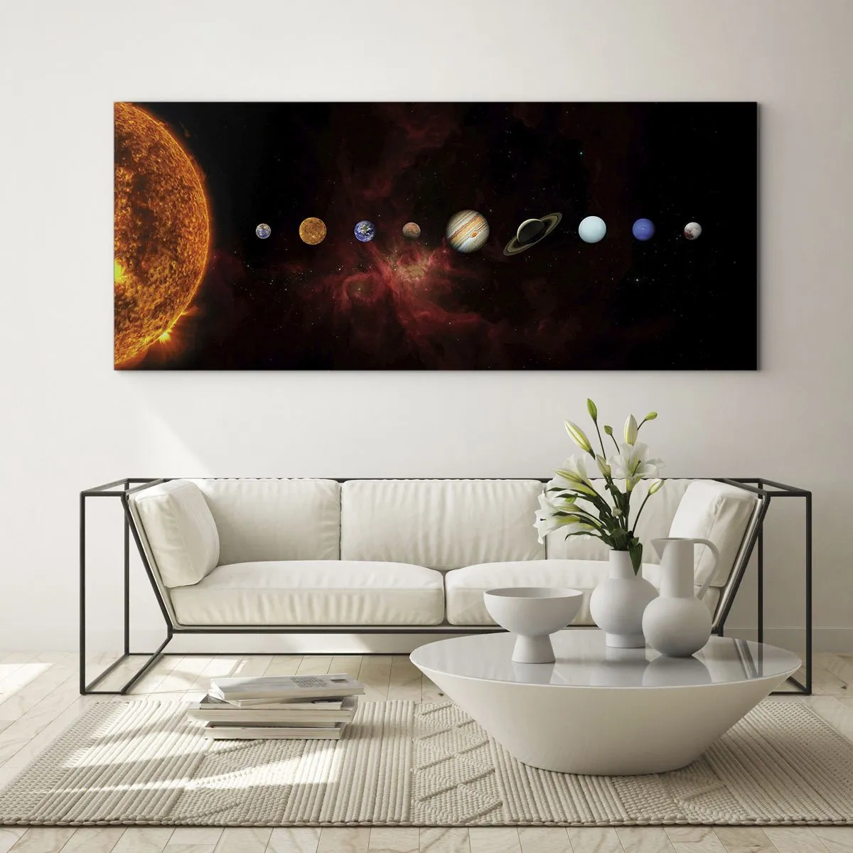 Üveg kép - A szomszédságunk - 160x50 cm