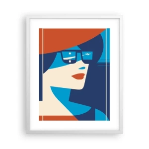 Poszter fekete keretben - Nyári utazás - 40x50 cm